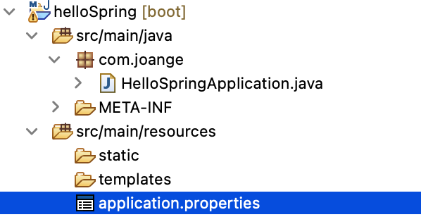 Application properties
